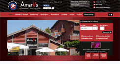 Desktop Screenshot of amarys-biarritz.com